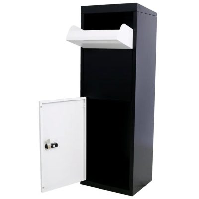 Buzón de pie inoxidable