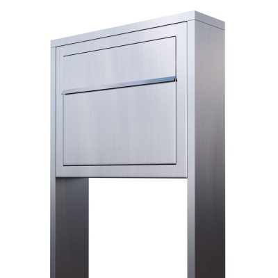 Buzón independiente de acero inoxidable